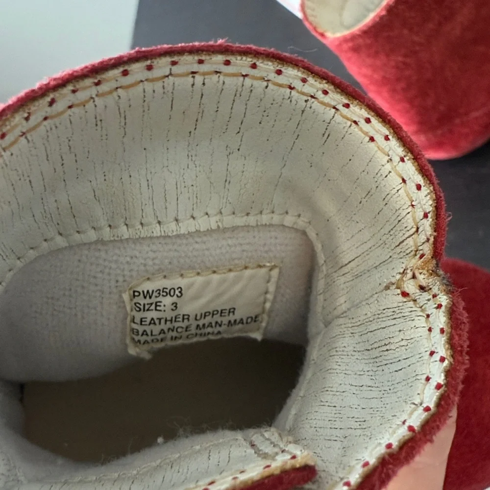 Vintage Justin Western‎ Leather Red Baby Boots